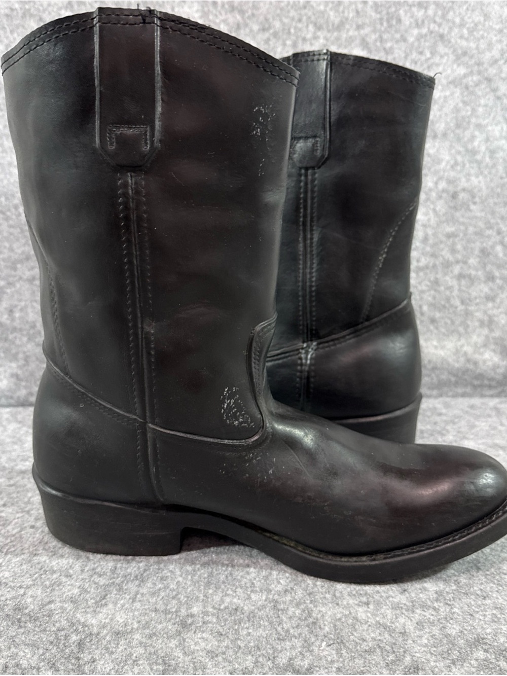 LaCrosse Rubber Boots - Mens 10 - Waterproof Black Mid Calf Hunting Outdoor - Picture 10 of 13